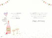 Picture of GRANDDAUGHTER AND HUSBAND ANNIVERSARY CARD